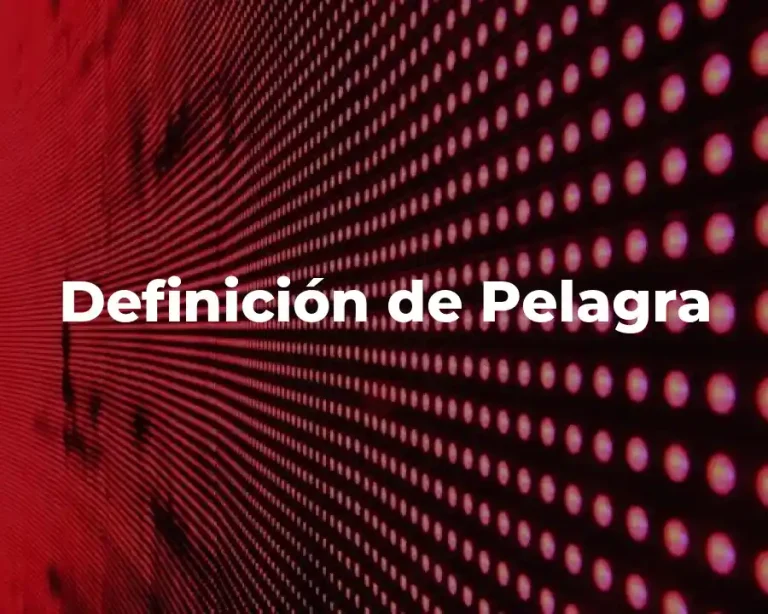 Definición de Pelagra