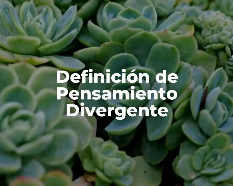 Definición de Pensamiento Divergente