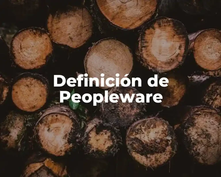 Definición de Peopleware