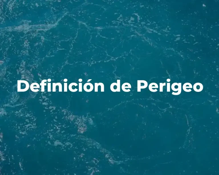 Definición de Perigeo