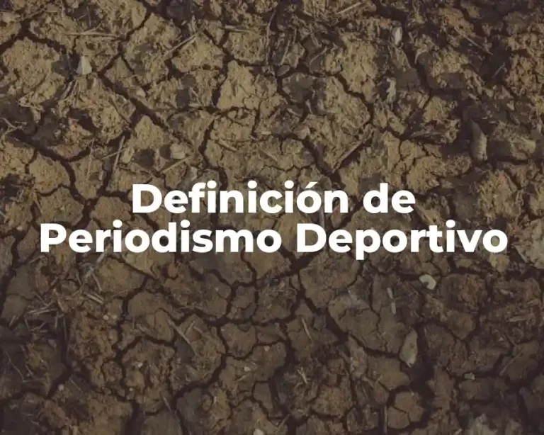 Definición de Periodismo Deportivo