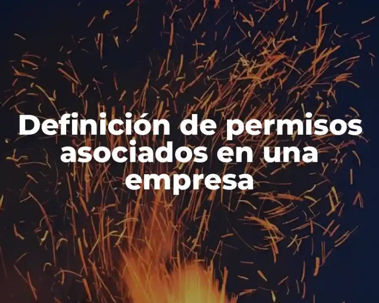 Definición de permisos asociados en una empresa