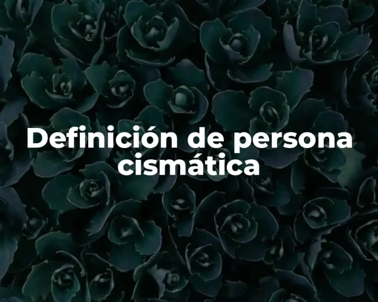 Definición de persona cismática