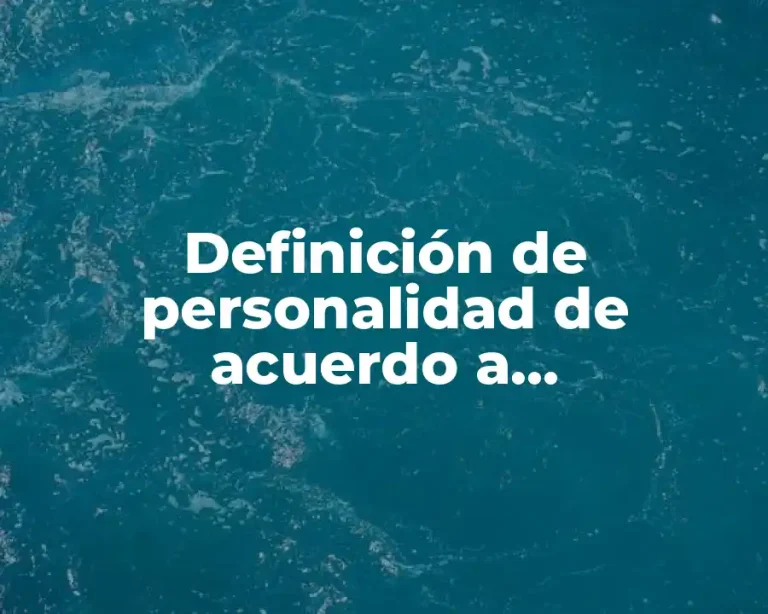 Definición de personalidad de acuerdo a constelaciones familiares