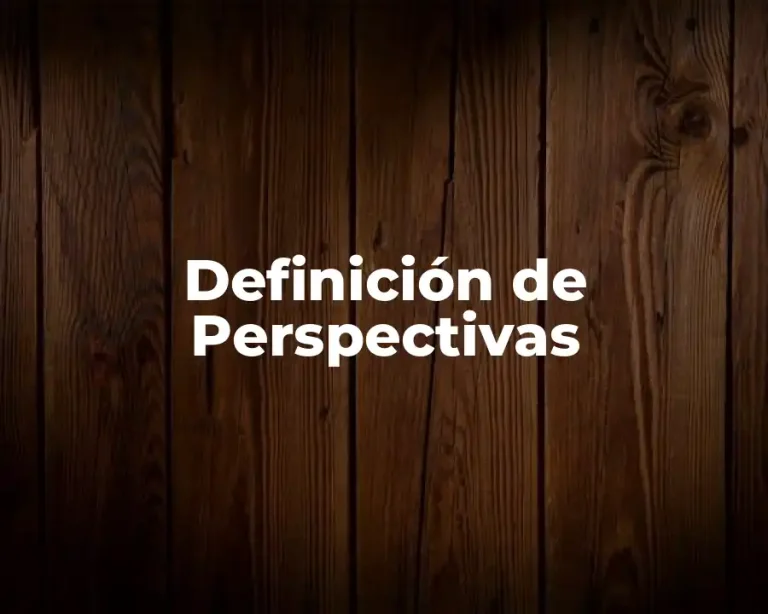 Definición de Perspectivas