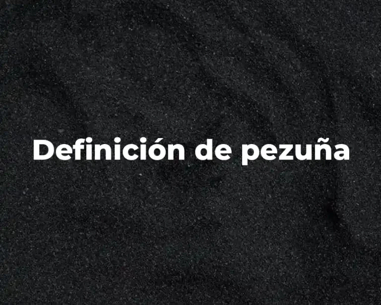 Definición de pezuña