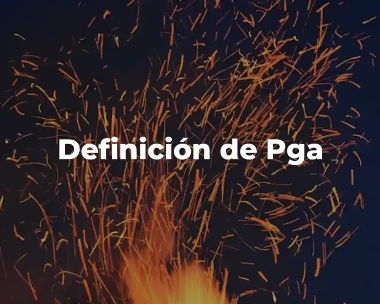 Definición de Pga