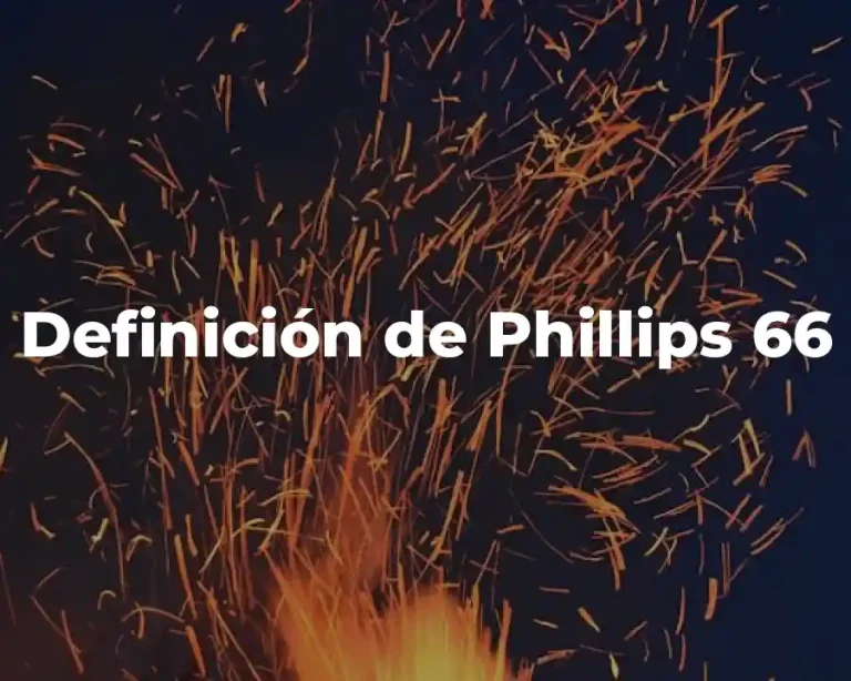 Definición de Phillips 66