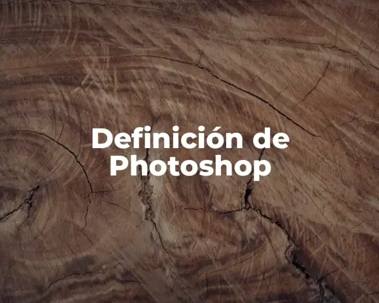 Definición de Photoshop