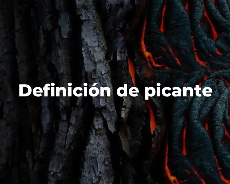 Definición de picante