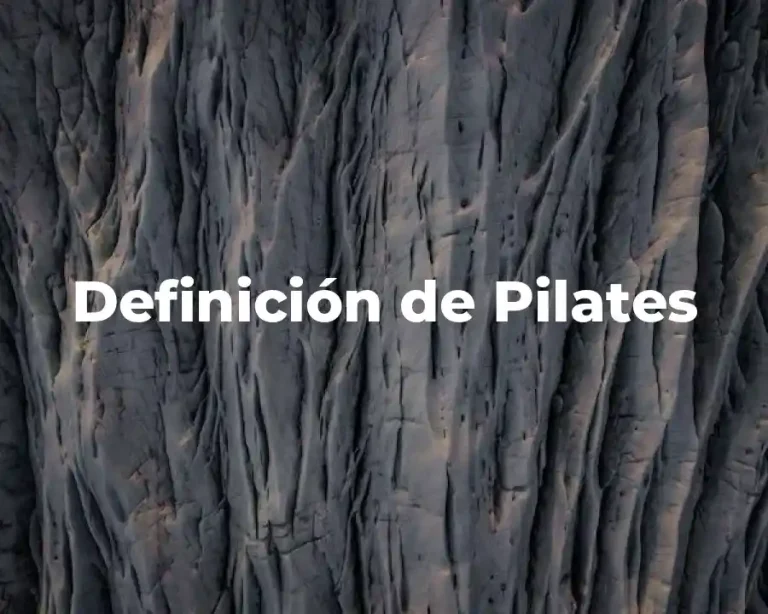 Definición de Pilates