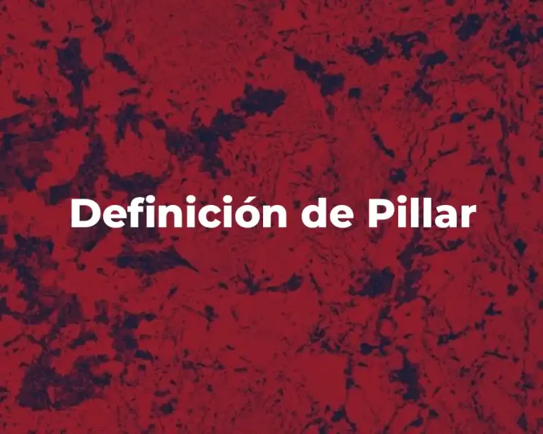 Definición de Pillar