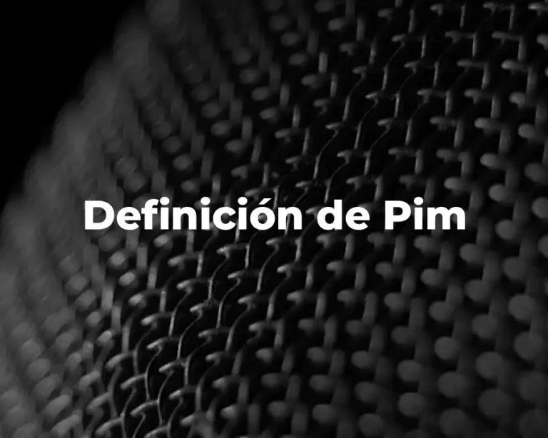 Definición de Pim