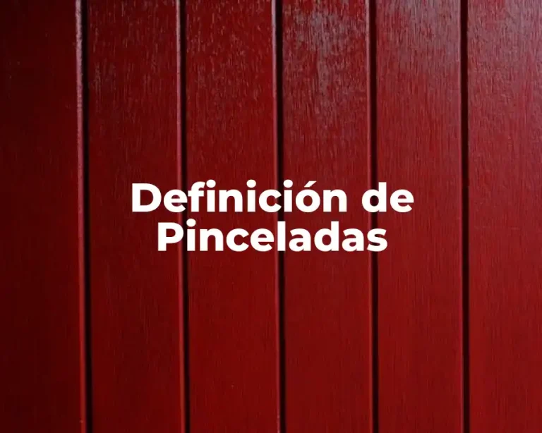 Definición de Pinceladas