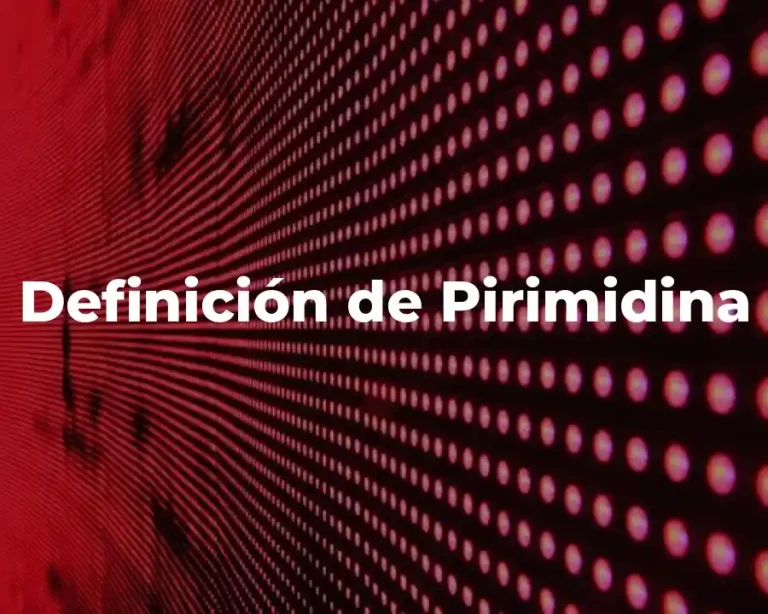 Definición de Pirimidina