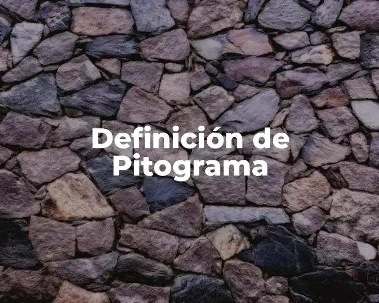 Definición de Pitograma