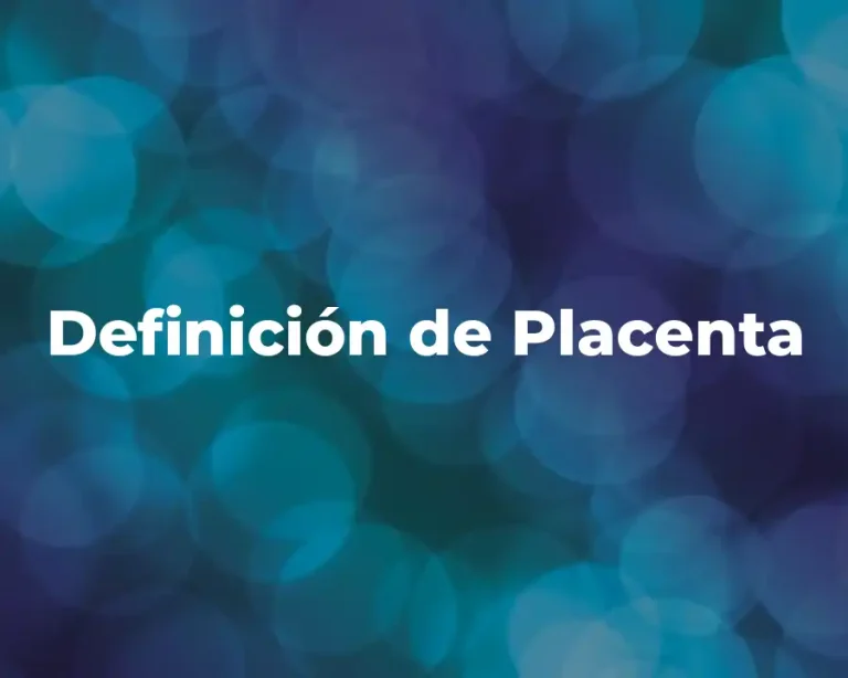 Definición de Placenta