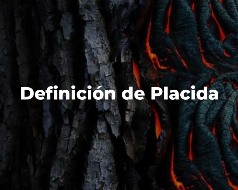 Definición de Placida