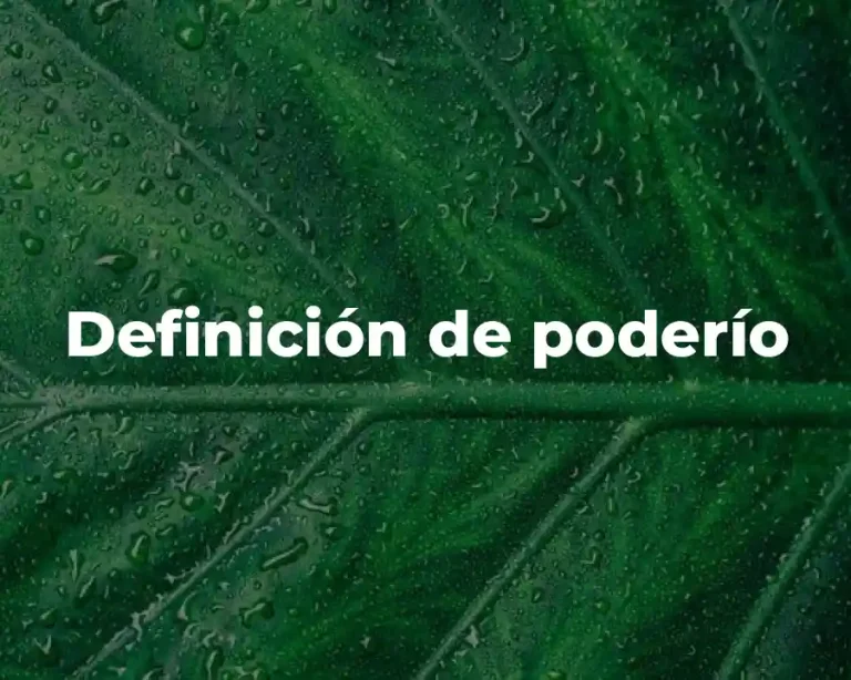 Definición de poderío