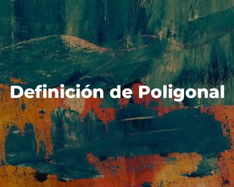 Definición de Poligonal