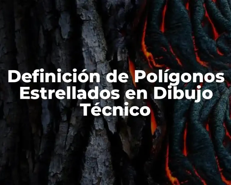 Definición de Polígonos Estrellados en Dibujo Técnico