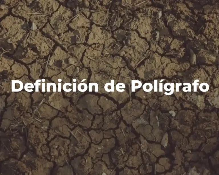 Definición de Polígrafo