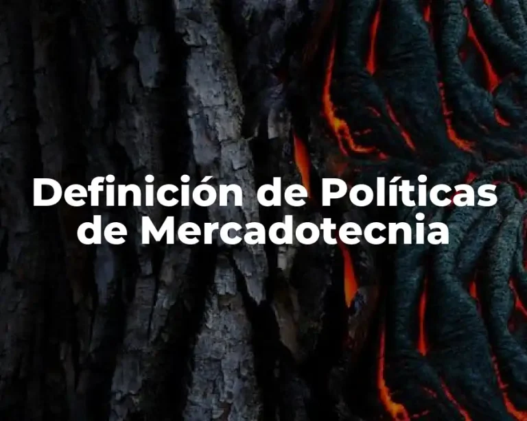 Definición de Políticas de Mercadotecnia