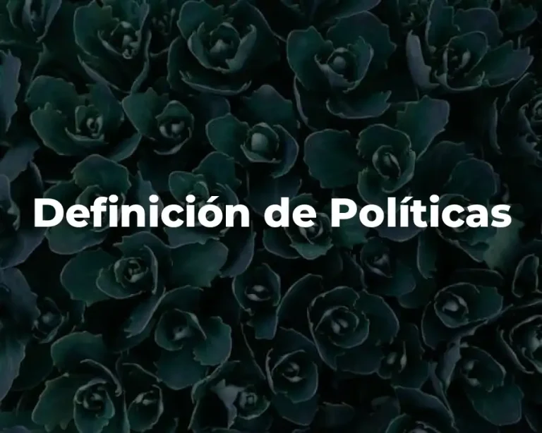Definición de Políticas
