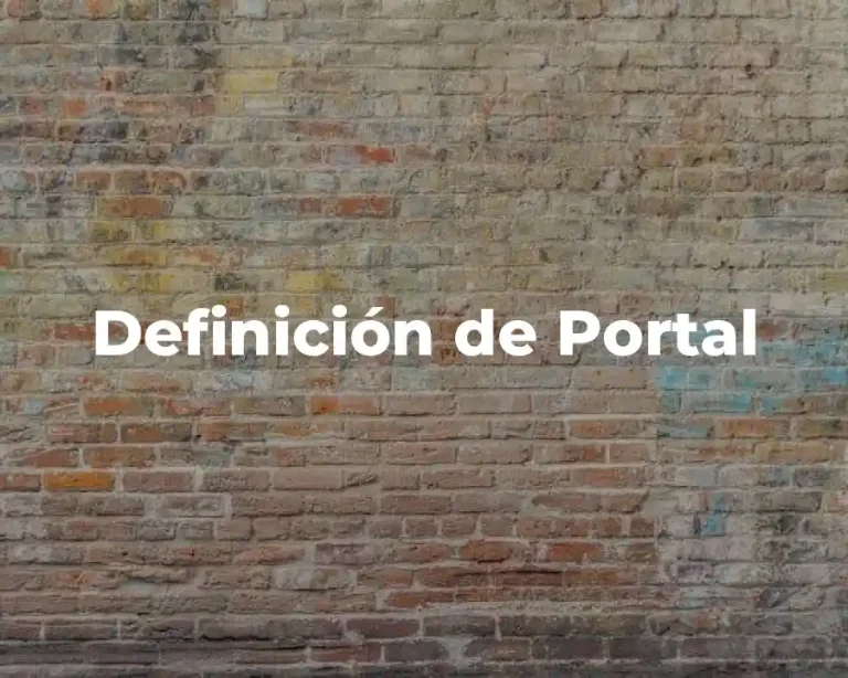 Definición de Portal