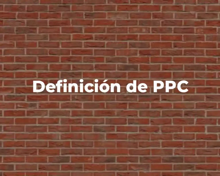 Definición de PPC