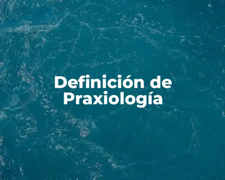 Definición de Praxiología