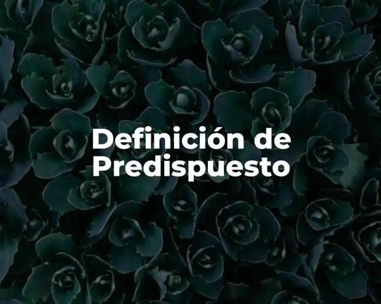 Definición de Predispuesto