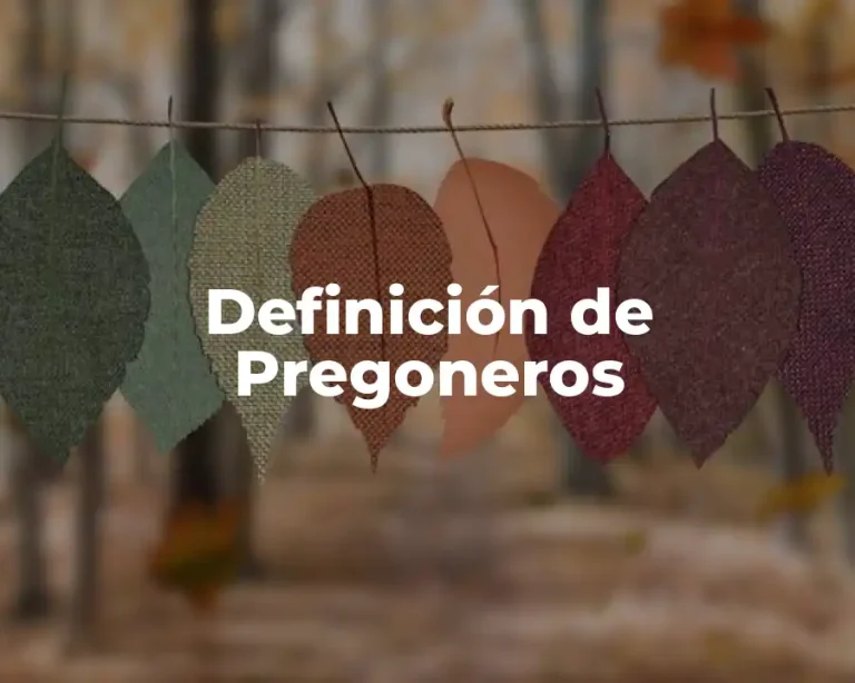 Definición de Pregoneros