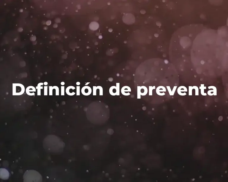 Definición de preventa