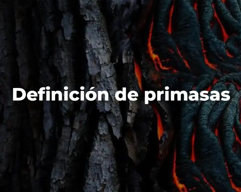 Definición de primasas
