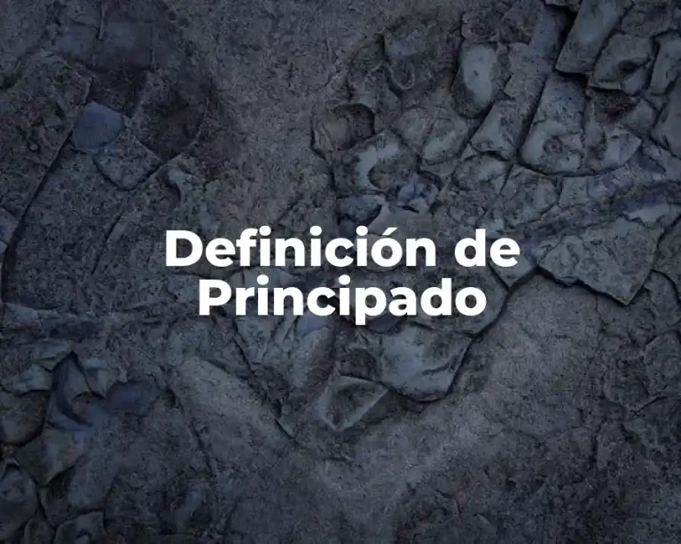 Definición de Principado