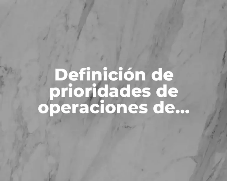 Definición de prioridades de operaciones de multiplicación con números enteros