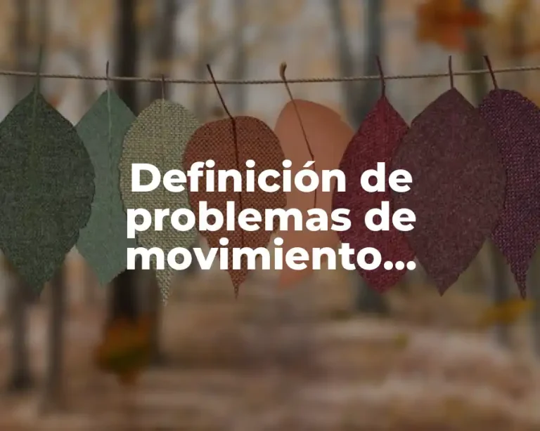 Definición de problemas de movimiento uniformemente acelerado
