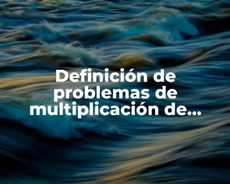 Definición de problemas de multiplicación de segundo grado de primaria