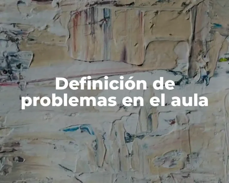 Definición de problemas en el aula
