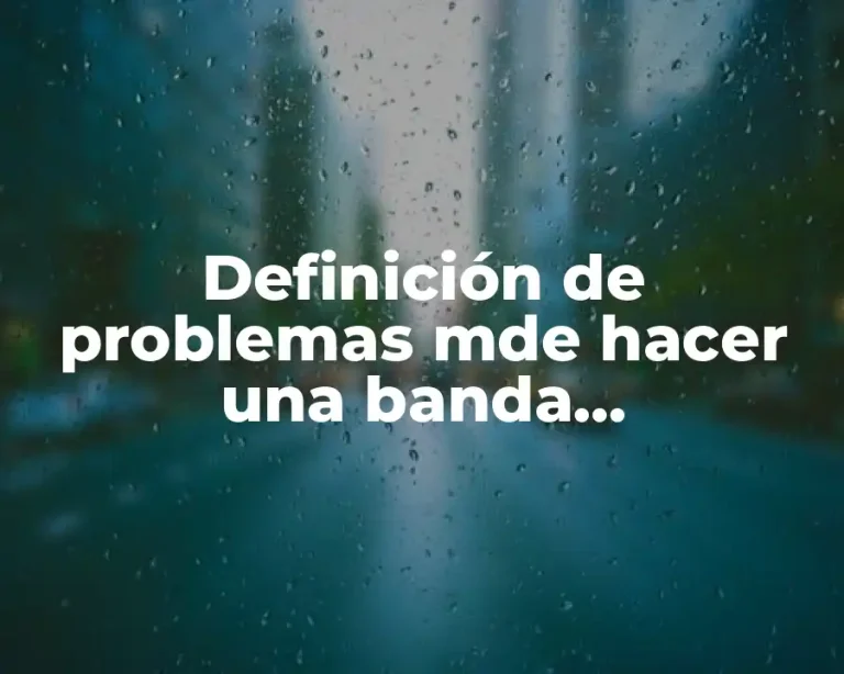 Definición de problemas mde hacer una banda transportadora