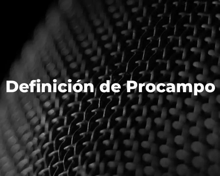 Definición de Procampo