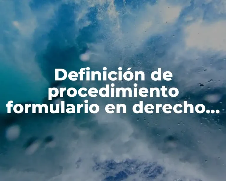 Definición de procedimiento formulario en derecho romano