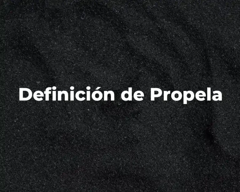 Definición de Propela