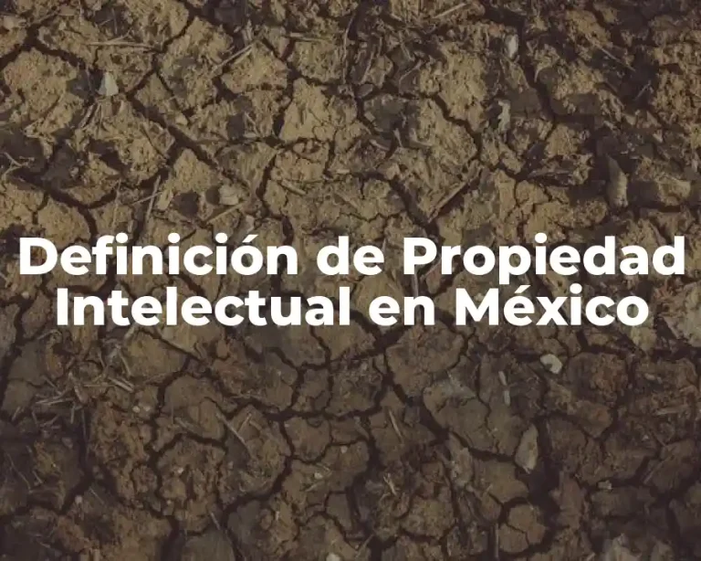 Definición de Propiedad Intelectual en México