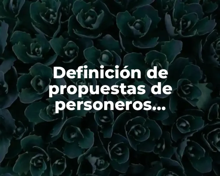 Definición de propuestas de personeros estudiantiles