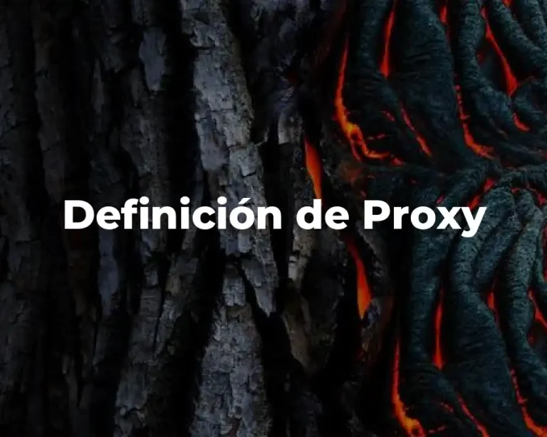 Definición de Proxy