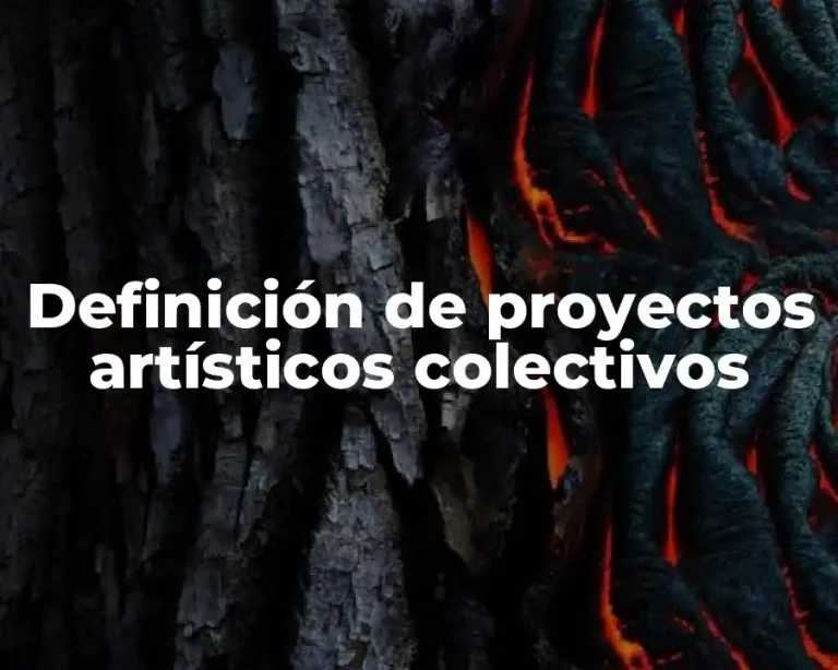 Definición de proyectos artísticos colectivos