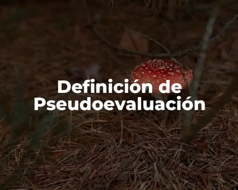 Definición de Pseudoevaluación