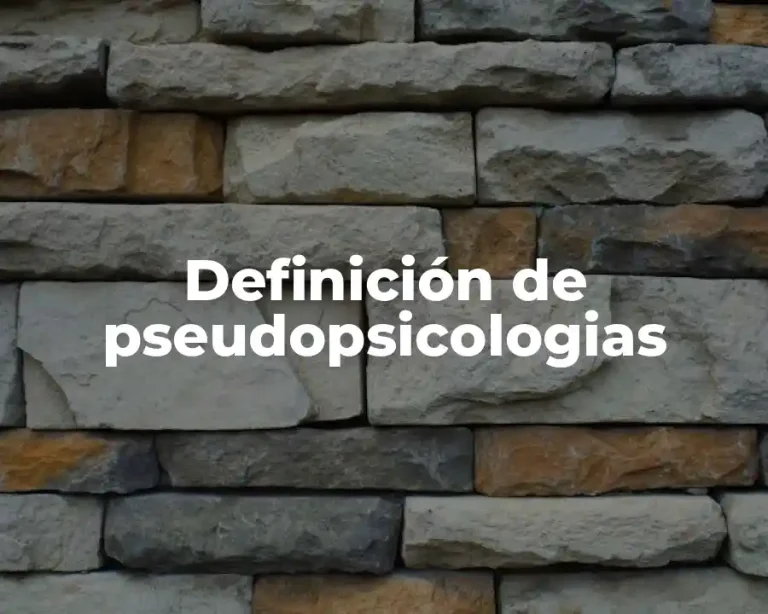 Definición de pseudopsicologias